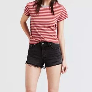 Brand New - Levi's 501 Black Jean Shorts - Waist 28